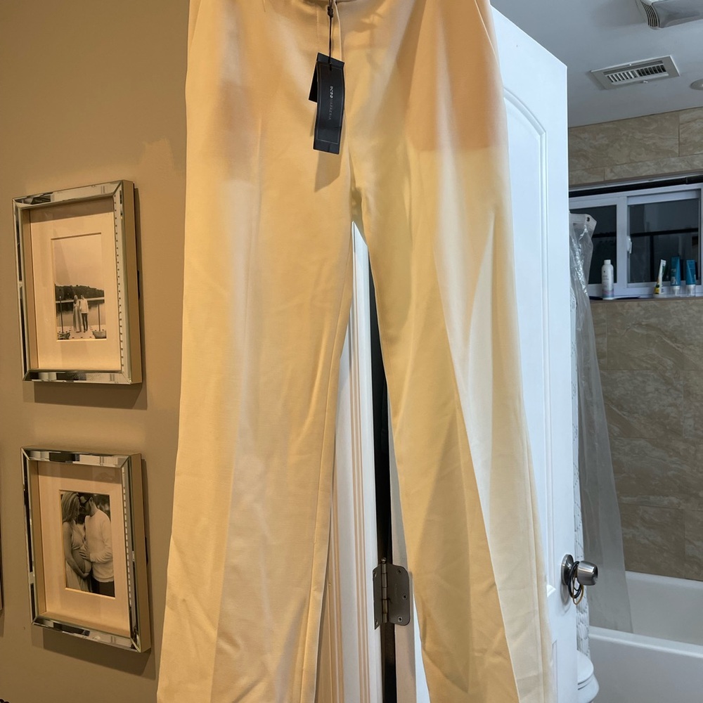 BCBG Off-White “Simon” Trousers